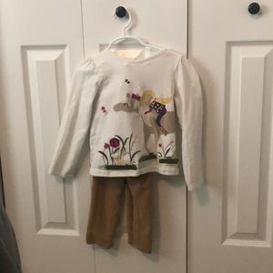 Gymboree equestrian theme outfit 4t
